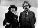 Albert Einstein (1879-1955) and Elsa Einstein (1876-1936)