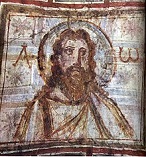 'Bearded Christ' in the Catacombs of Commodilla