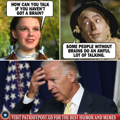 Biden as the Scarecrow