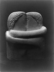 'The Kiss' by Constantin Brancusi (1876-1957), 1907-8