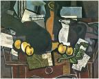 'Guitar, Fruit and Pitcher' by Georges Braque (1882-1963), 1927