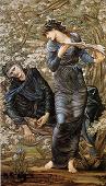 'The Beguiling of Merlin' by Sir Edward Coley Burne-Jones (1833-98), 1874