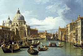 'The Entrance to the Grand Canal' by Canaletto (1697-1768), 1730