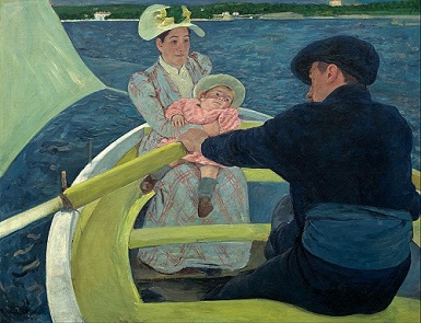 'The Boating Party' by Mary Cassatt (1844-1926), 1893-4