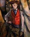 'Red Waistcoat' by Paul Czanne (1839-1906)