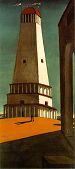 'Nostalgia of the Infinite' by Giorgio de Chirico (1888-1978), 1914