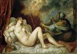 'Danae and the Shower of Gold' by Titian (1477-1576), 1554