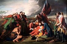 'The Death of General Wolfe, Sept. 13, 1759', by Benjamin West (1738-1820), 1770
