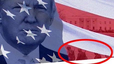 Donald Trump Campaign Poster with Waffen-SS soldiers, July 14, 2015