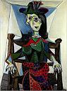 'Dora Maar with Cat' by Pablo Picasso (1881-1973), 1941
