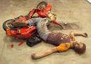 'Motorcycle Accident' by Duane Hanson (1925-96), 1967)