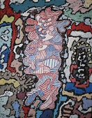 'Court les rues', by Jean Dubuffet (1901-85), 1962