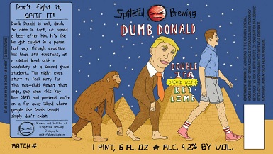 Dumb Donald Beer, 2016