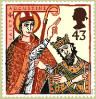 Ethelbert of England (552-616) and St. Augustine (-604)