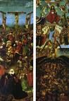 'The Crucifixion and the Last Judgment' by Jan van Eyck (1390-1441), 1430