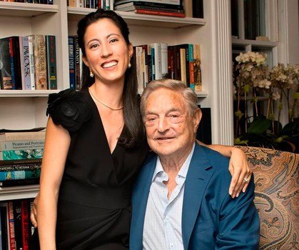 George Soros (1930-) and Tamiko Bolton (1971-)