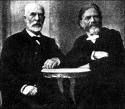 Cato Maximilian Guldberg (1836-1902) and Peter Waage (1833-1900)