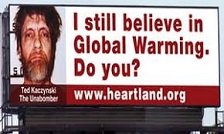 Heartland Inst. Unabomber ad, May, 2012