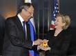 Hillary Clinton and Sergei Lavrov, Mar. 6, 2009