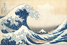 'The Great Wave Off Kanagawa' by Katsushika Hoksau, 1831