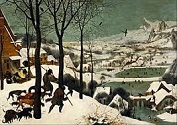 'The Hunters in the Snow' by Pieter Brueghel the Elder (1525-69), 1565