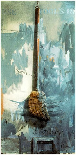 'Fools House' by Jasper Johns (1930-), 1962