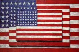 'Three Flags' by Jasper Johns (1930-), 1958