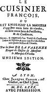 'Le Cuisiner Francois', 1651