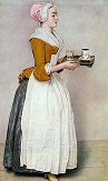 'The Chocolate Girl' by Jean-Etienne Liotard (1702-89), 1744