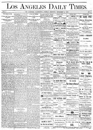 The Los Angeles Times, 1881