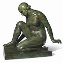 'Kneeling Woman', by Aristide Malliol (1861-1944), 1938-43
