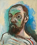 'Self-Portrait in a Striped T-Shirt' by Henri Matisse (1869-1954), 1906)