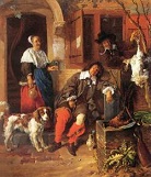 'The Sleeping Sportsman', Gabriel Metsu (1629-67), 1657-9