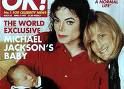 Michael Jackson (1958-2009), Debbie Rowe (1958-), and Prince Michael Jackson I (1997-)