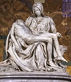 'Piet' by Michelangelo (1475-1564), 1498
