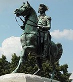 'Equestrian Statue of Lt. Gen. Washington', by Clark Mills (1810-83), 1860