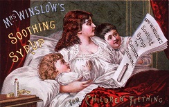 Mrs. Winslow's Soothing Syrup, 1845