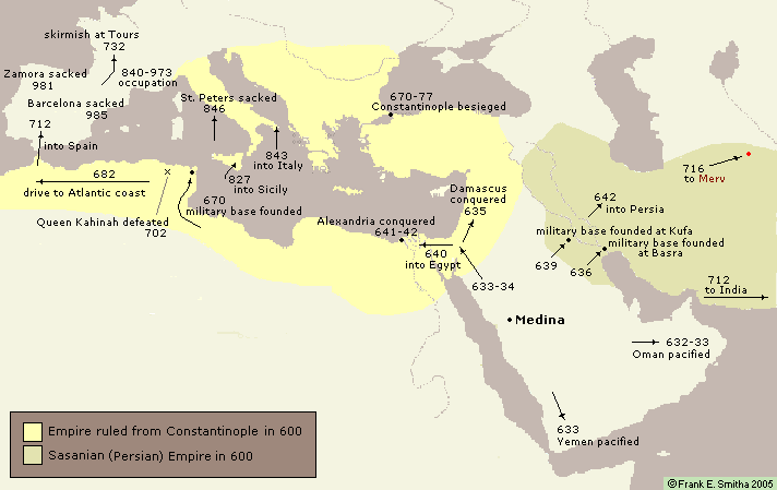 Muslim Conquests to 1000 C.E.