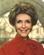 Nancy Reagan of the U.S. (1923-)