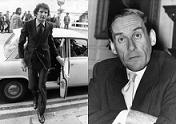 Norman Scott (1940-) and Jeremy Thorpe (1929-) of Britain