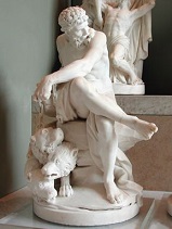 'Pluton, dieu des Enfers, tenant Cerbre enchan' by Augustin Pajou (1730-1809), 1761