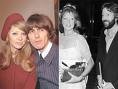 Patti Boyd (1944-) and George Harrison (1943-2001) and Eric Clapton (1945-)