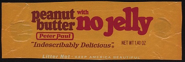 Peanut Butter with No Jelly Bar