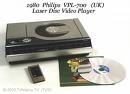Philips VLP LaserDisc, 1972