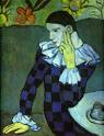 'Leaning Harlequin' by Pablo Picasso (1881-1973), 1901