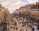 'Boulevard Montmartre' by Camille Pissarro (1830-1903)