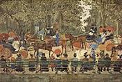 'Central Park' by Maurice Prendergast (1859-1924), 1901