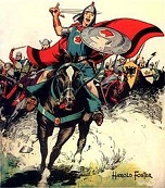 'Prince Valiant' by Hal Foster (1892-1982), 1937