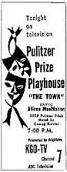 'Pulitzer Prize Playhouse', 1950-2