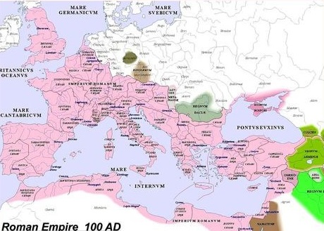 Roman Empire, 100 C.E.